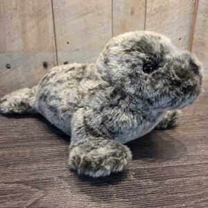 Douglas Cuddle Plush Gray Seal Stuffed Animal Toy – Soft Realistic Marine Plush